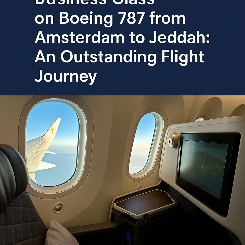 Evaluation of Saudia Business Class on Boeing 787 from Amsterdam to Jeddah: An Outstanding Flight Journey