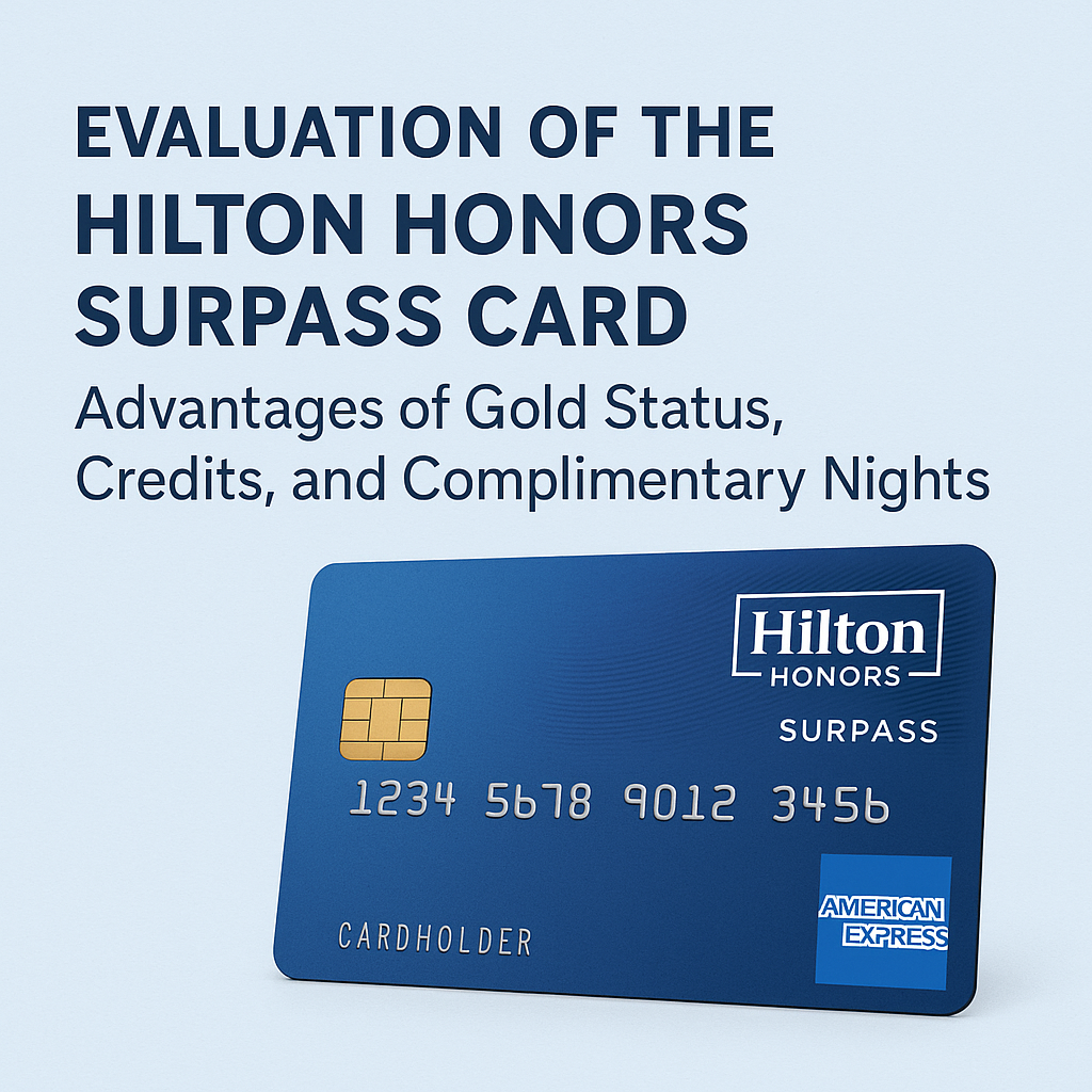 Evaluation of the Hilton Honors Surpass Card: Advantages of Gold Status, Credits, and Complimentary Nights