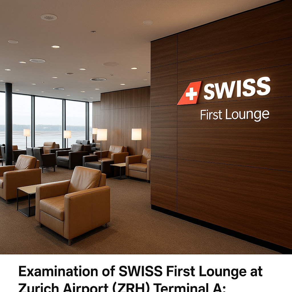 Examination of SWISS First Lounge at Zurich Airport (ZRH) Terminal A: A Remarkable Experience