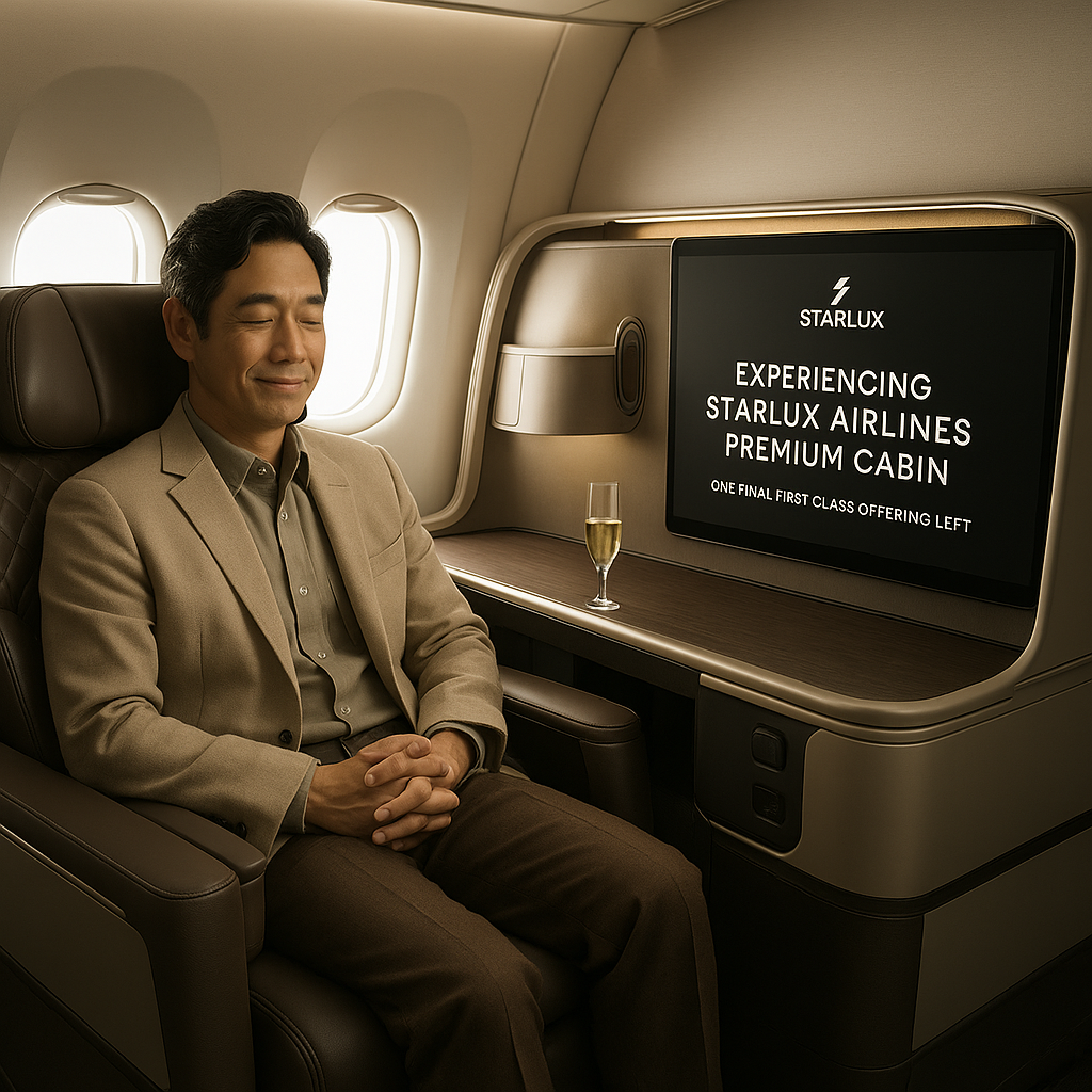 Experiencing Starlux Airlines Premium Cabin: One Final First Class Offering Left