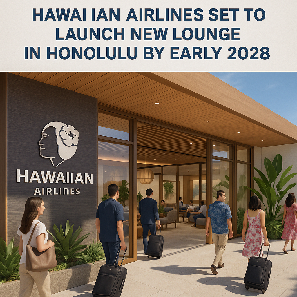 Hawaiian Airlines Set to Launch New Lounge in Honolulu by Early 2028