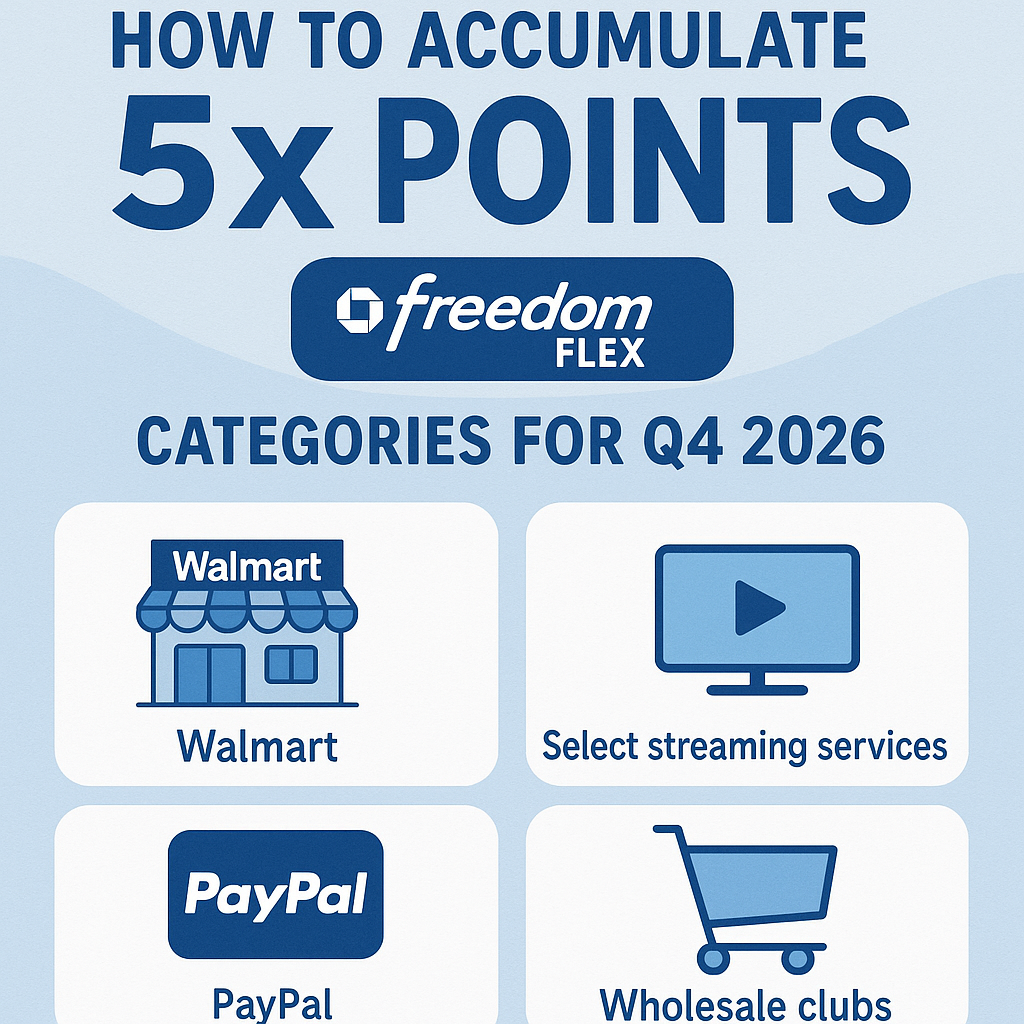 How to Accumulate 5x Points with Chase Freedom Flex Categories for Q4 2026