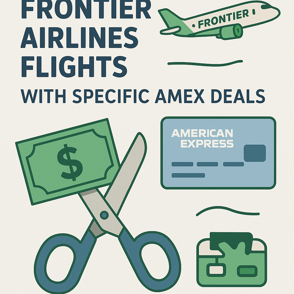 How to Cut Costs on Frontier Airlines Flights with Specific Amex Deals