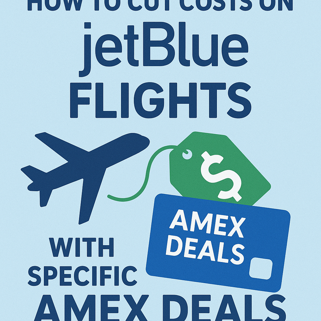 How to Cut Costs on JetBlue Flights with Specific Amex Deals