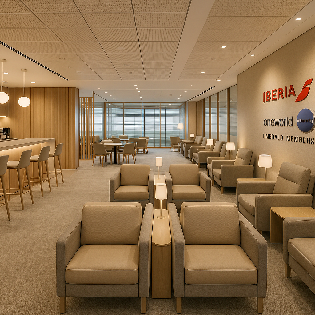 Iberia Unveils New Lounge in Madrid for Oneworld Emerald Members
