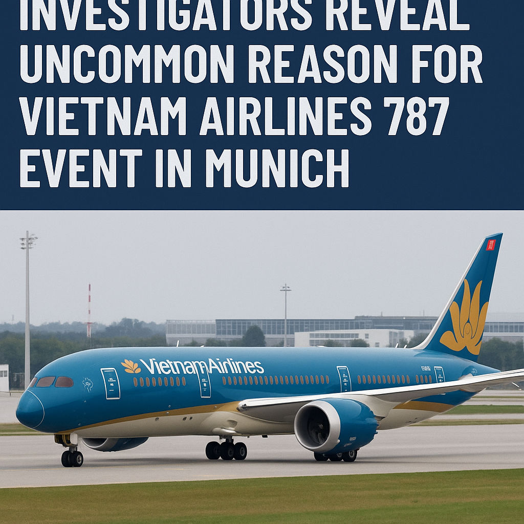 Investigators Reveal Uncommon Reason for Vietnam Airlines 787 Event in Munich