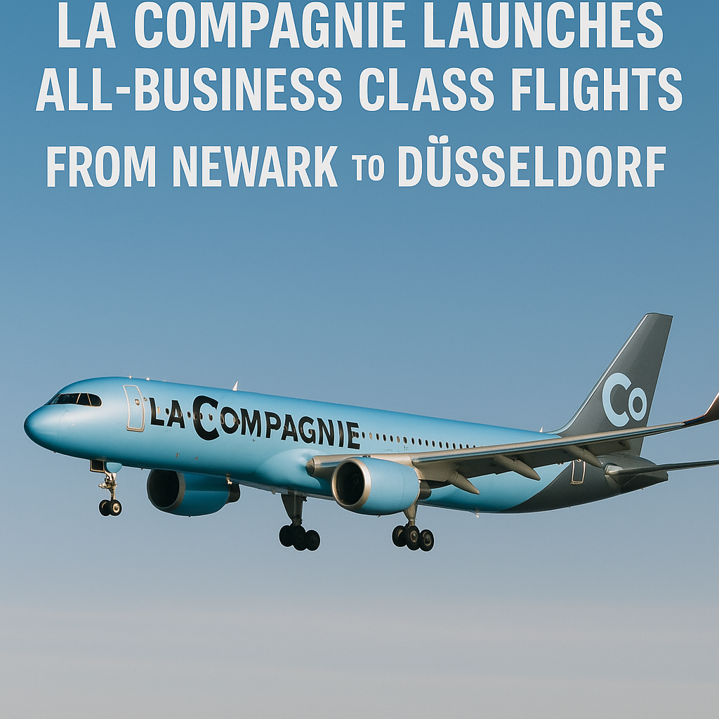 La Compagnie Launches All-Business Class Flights from Newark to Düsseldorf