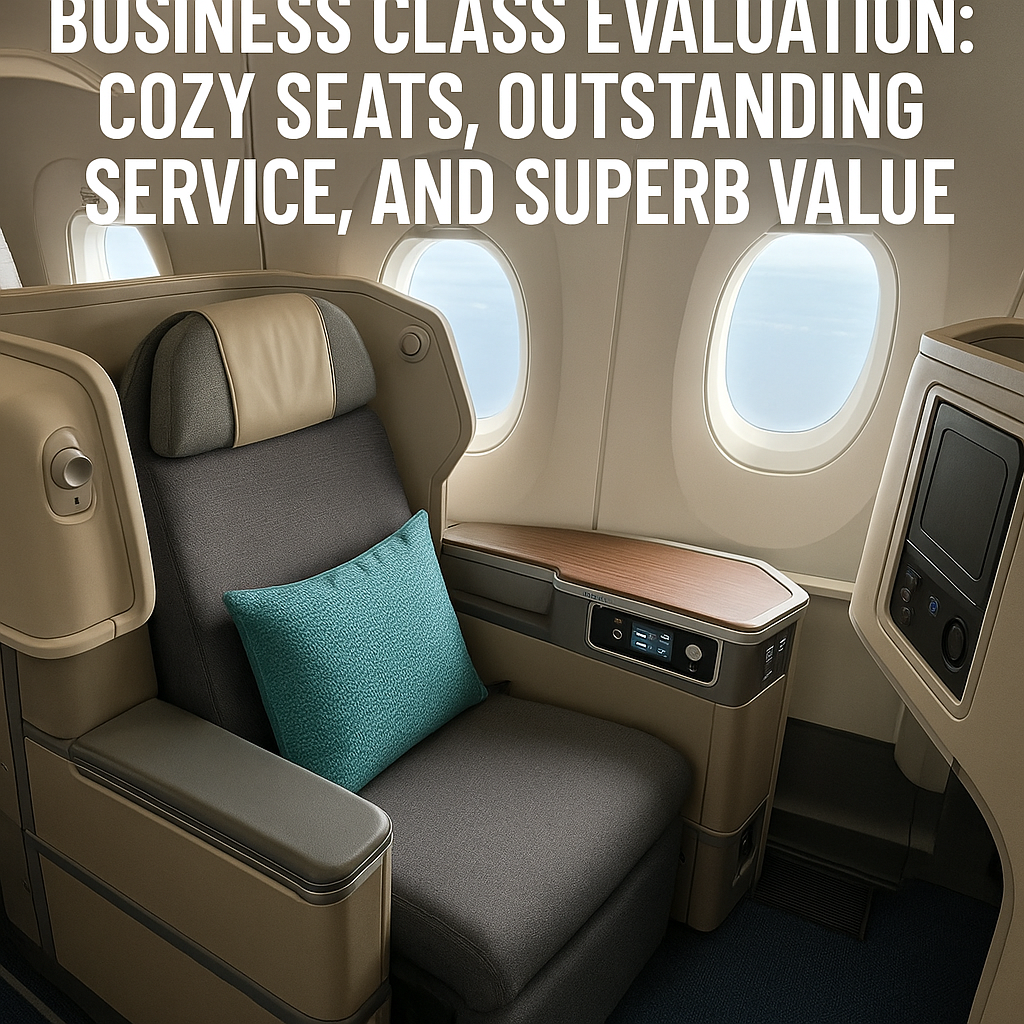 Philippine Airlines A350 Business Class Evaluation: Cozy Seats, Outstanding Service, and Superb Value