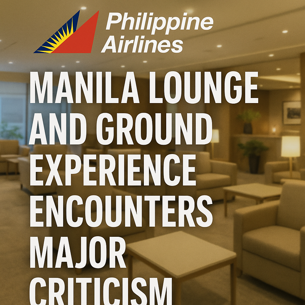 Philippine Airlines’ Manila Lounge and Ground Experience Encounters Major Criticism