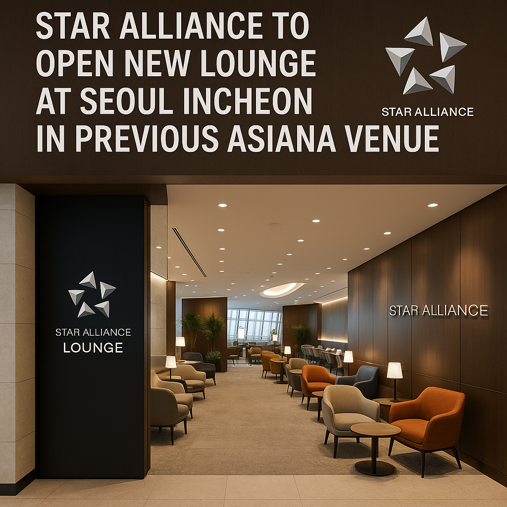 Star Alliance to Open New Lounge at Seoul Incheon in Previous Asiana Venue