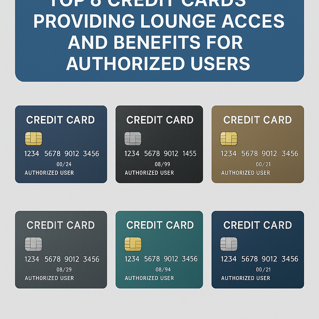 Top 6 Credit Cards Providing Lounge Access and Benefits for Authorized Users