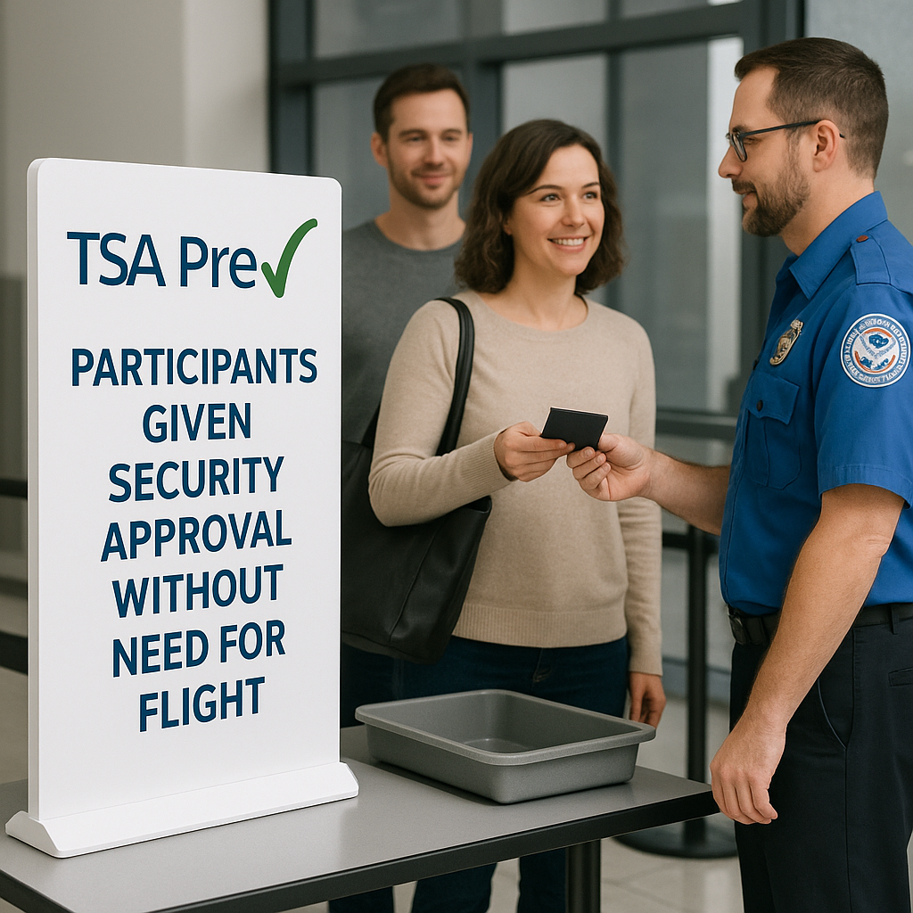 TSA PreCheck Participants Given Security Approval Without Need for Flight