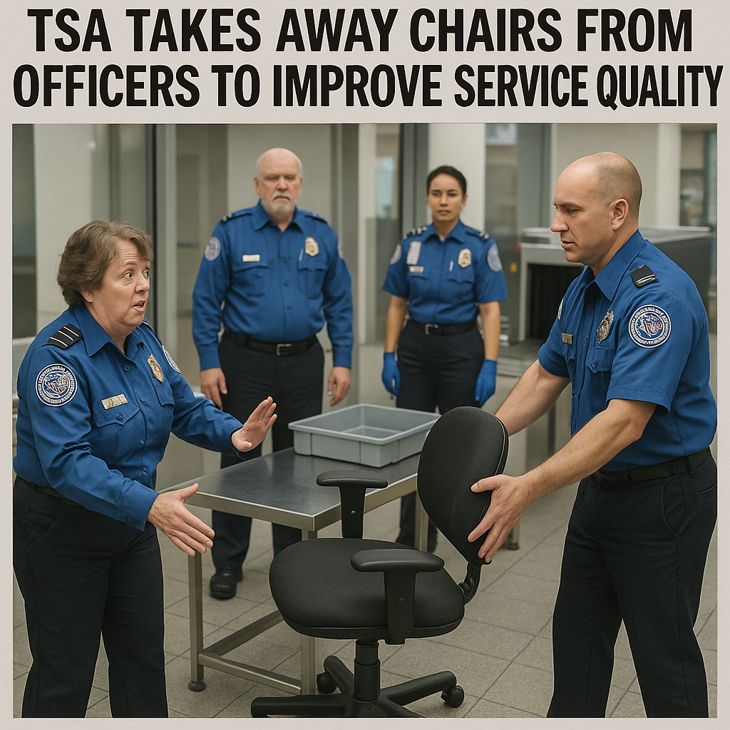 TSA Takes Away Chairs from Officers to Improve Service Quality
