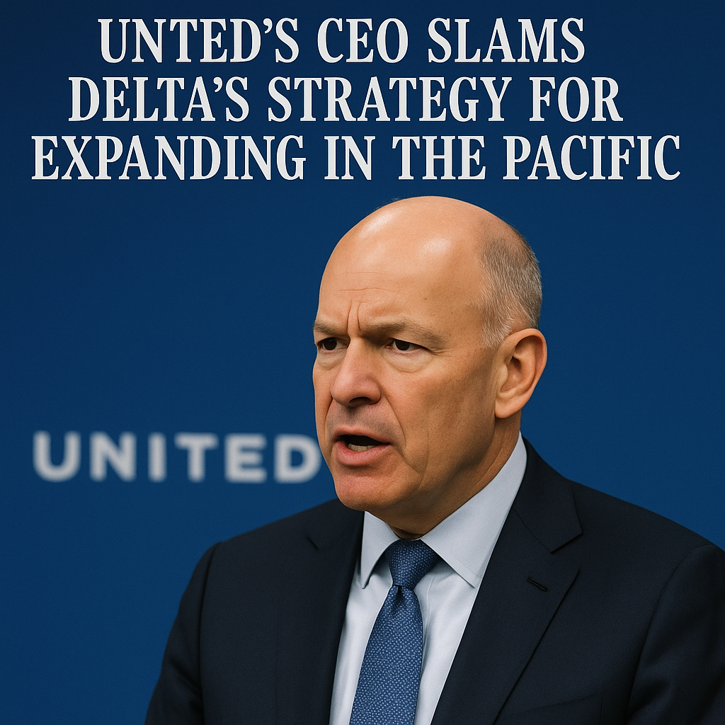 United’s CEO Slams Delta’s Strategy for Expanding in the Pacific