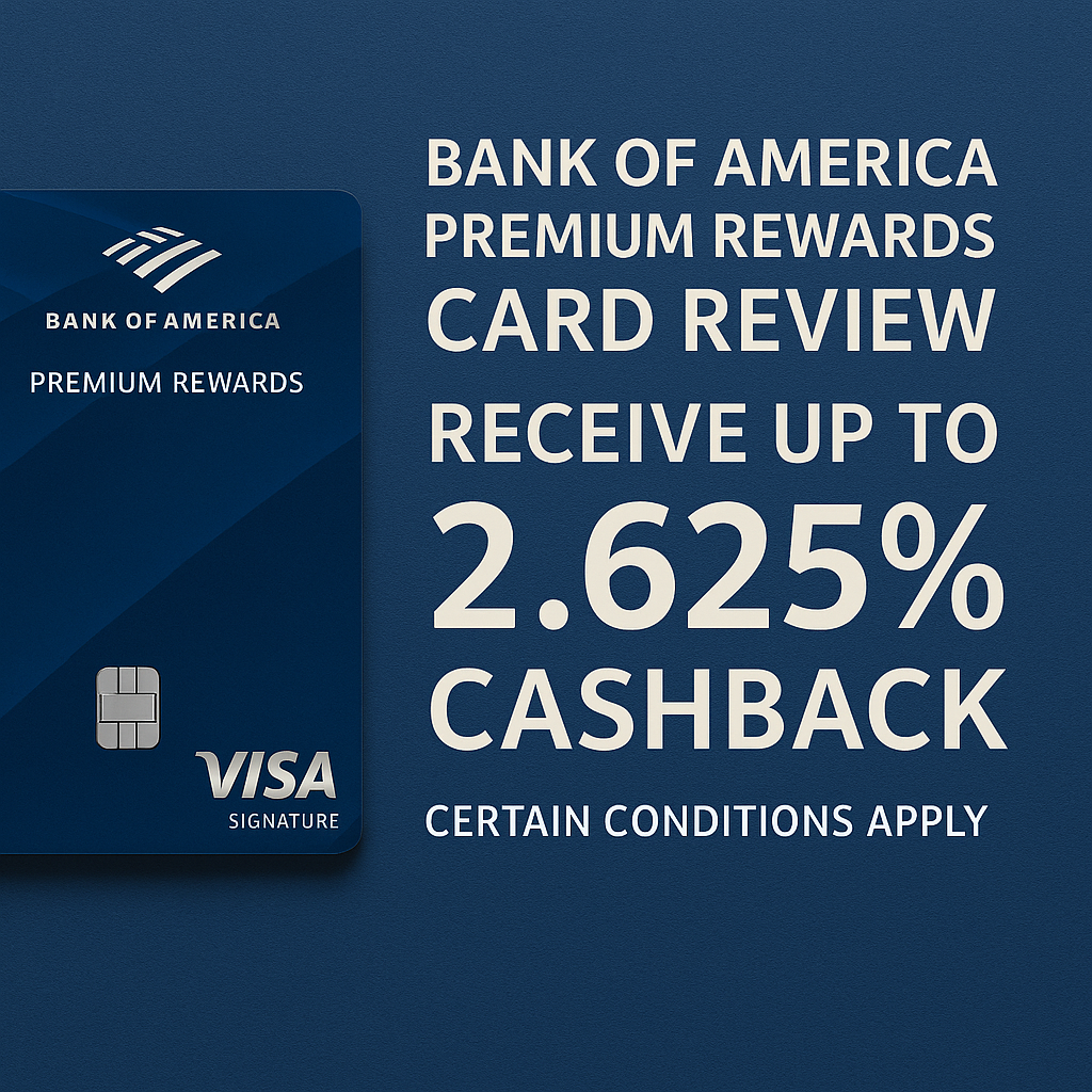 Bank of America Premium Rewards Card Review: Receive Up to 2.625% Cashback, Certain Conditions Apply