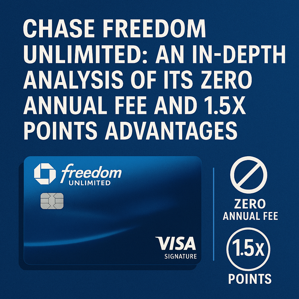 Chase Freedom Unlimited: An In-Depth Analysis of Its Zero Annual Fee and 1.5x Points Advantages