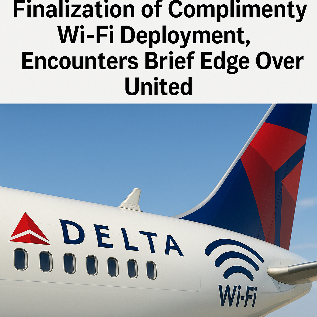 Delta Approaches Finalization of Complimentary Wi-Fi Deployment, Encounters Brief Edge Over United