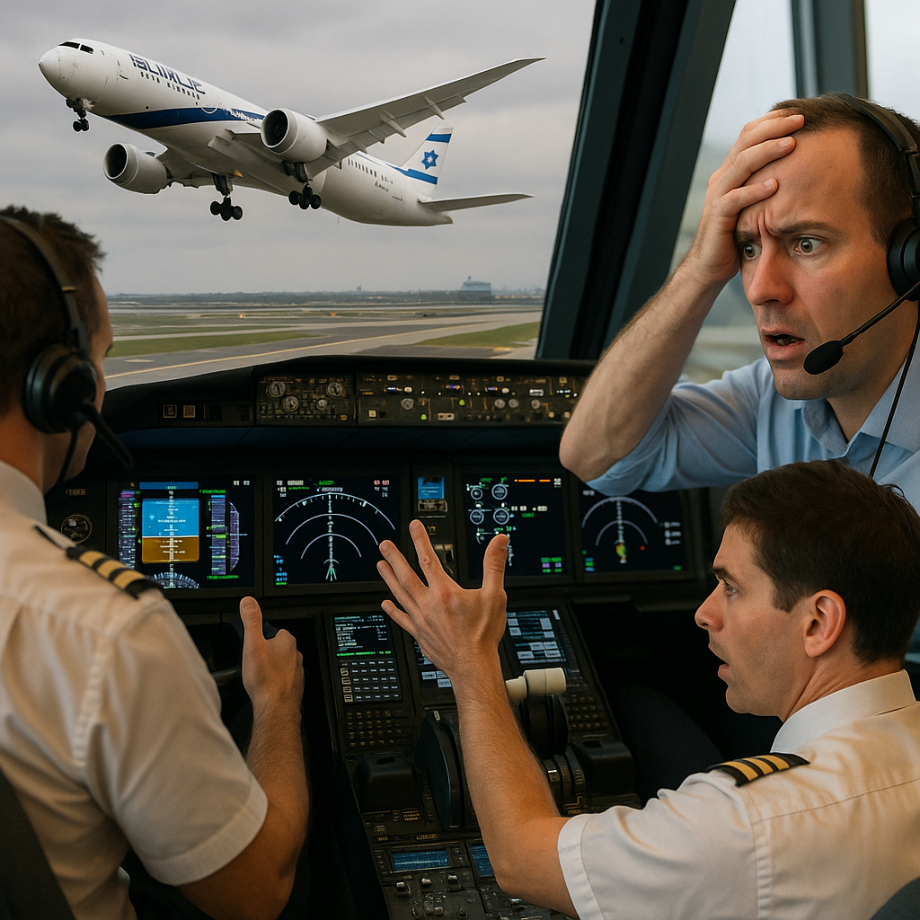 EL AL Pilots Encounter Obstacles During JFK Go Around; Air Traffic Controller Faces Struggles