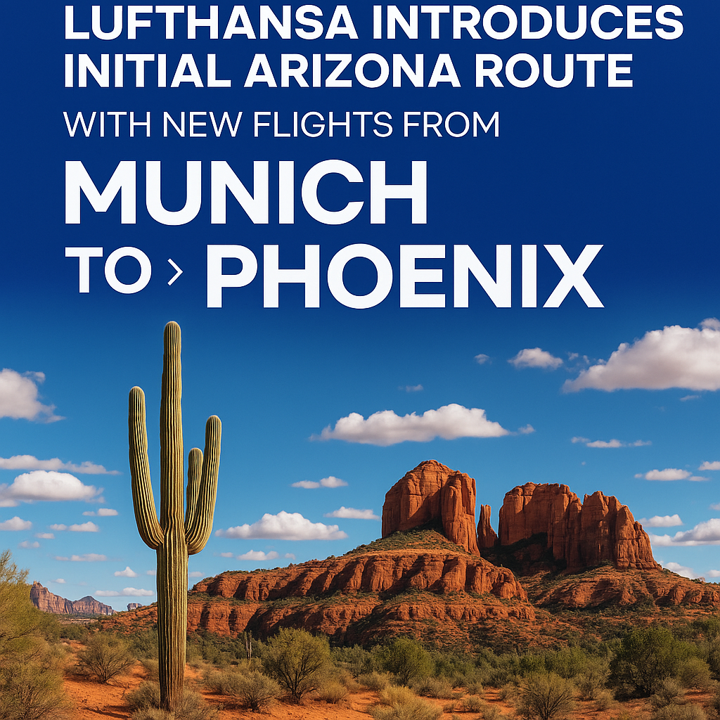 Lufthansa Introduces Initial Arizona Route with New Flights from Munich to Phoenix