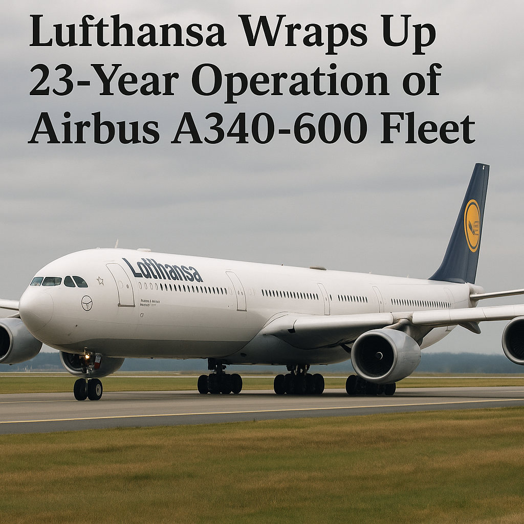 Lufthansa Wraps Up 23-Year Operation of Airbus A340-600 Fleet